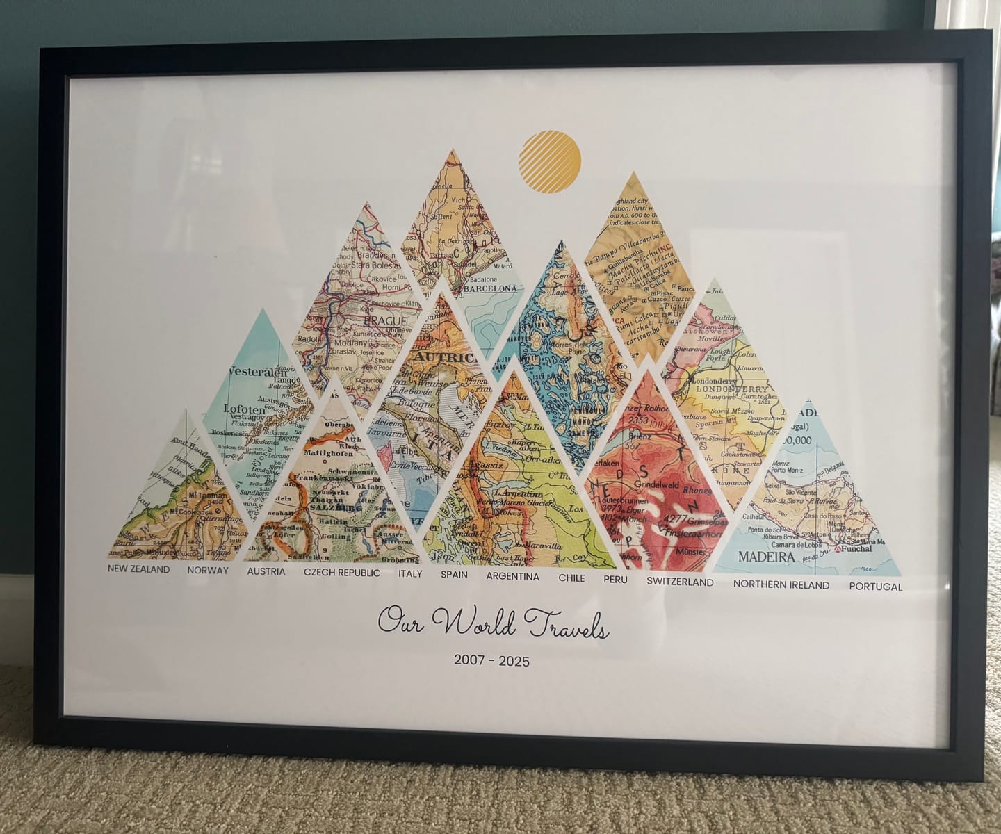 Customer photo review of Milestones Map [Digital Only]