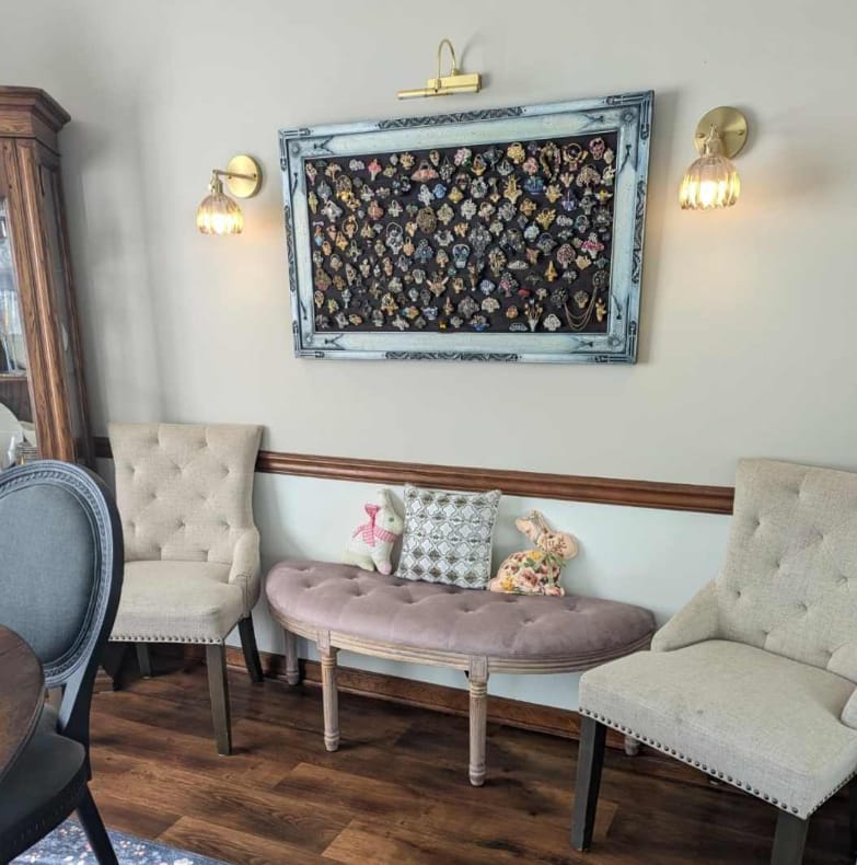 Customer photo review of Vintage TulipGlow Wandleuchte | Blüten-Design