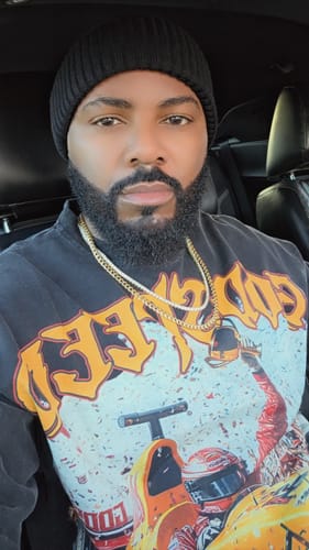 Customer photo review of Godspeed F1 Finish Line L/S Tee Black