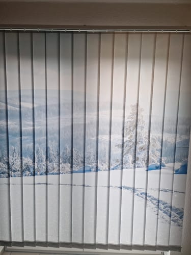 Customer photo review of Lamellenvorhang mit Motiv