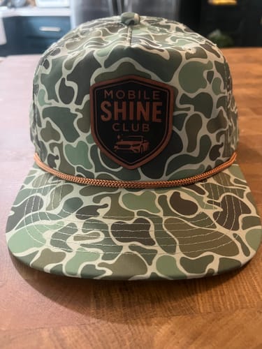Customer photo review of Custom Leather Patch 5-Panel Rope Hat - Blank Rope Hats