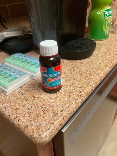 Customer photo review of Gaviscon Advance Aniseed Flavour Oral Suspension,150ml