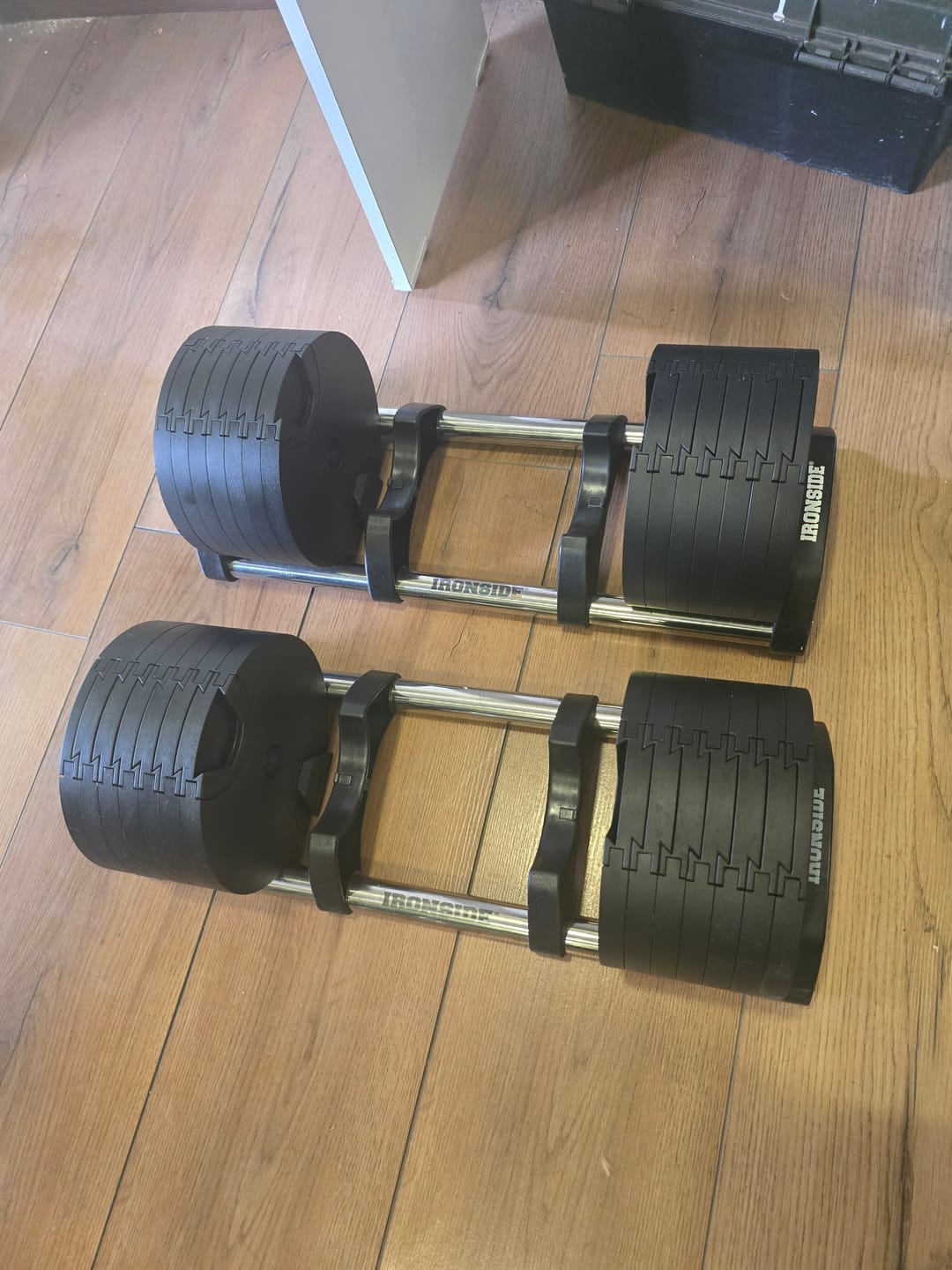 Customer photo review of Mancuerna Ajustable 36 kg IRONSIDE Block