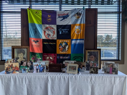 Customer photo review of Classic T-Shirt Blanket