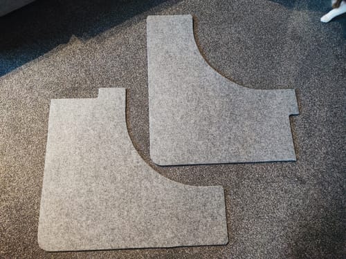 Customer photo review of Carpet Filz selbstklebend für Camper