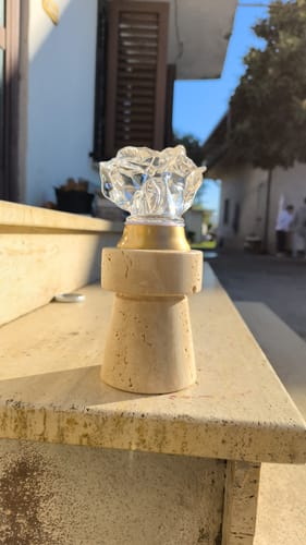 Customer photo review of Porta Candela in Travertino