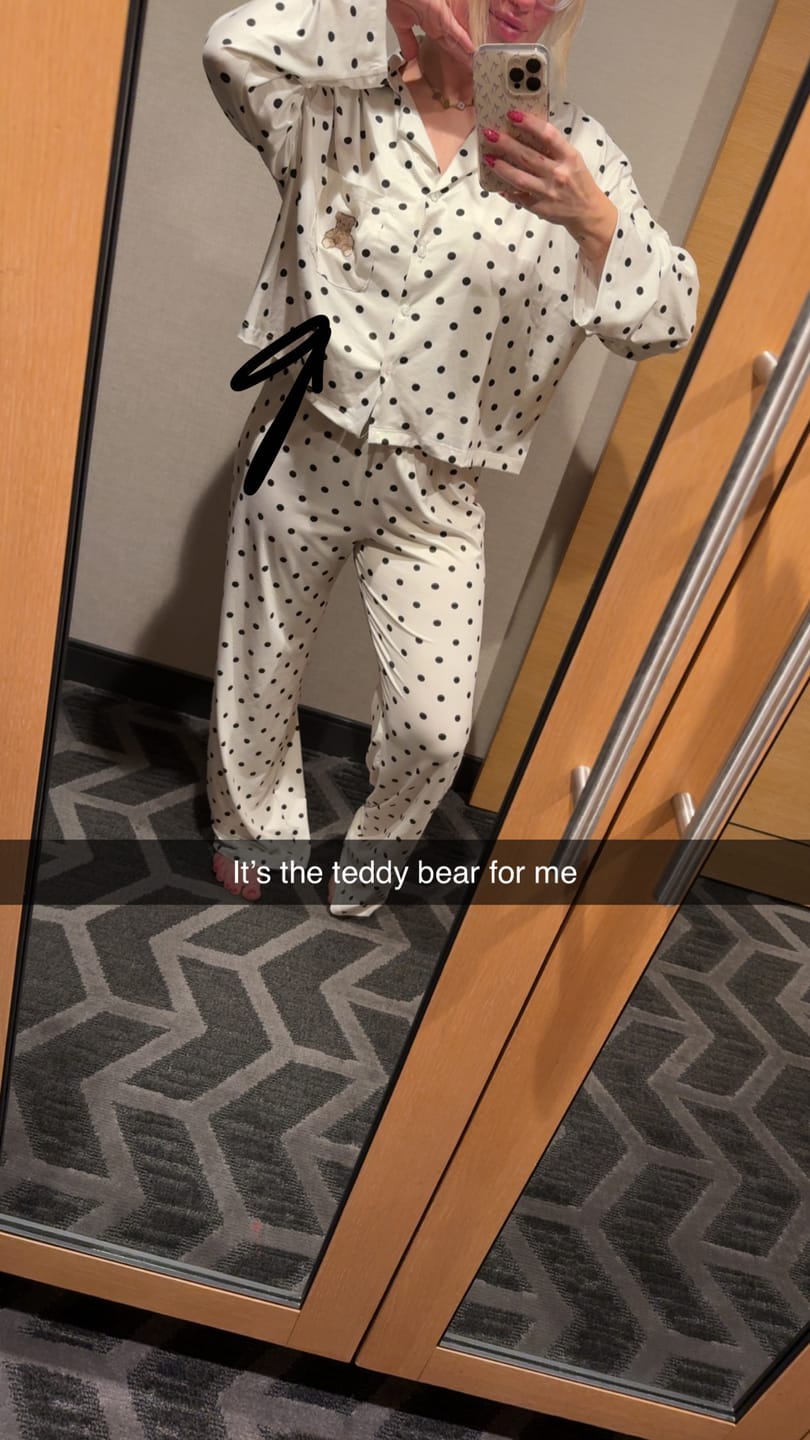 Customer photo review of Teddy Pajama Set