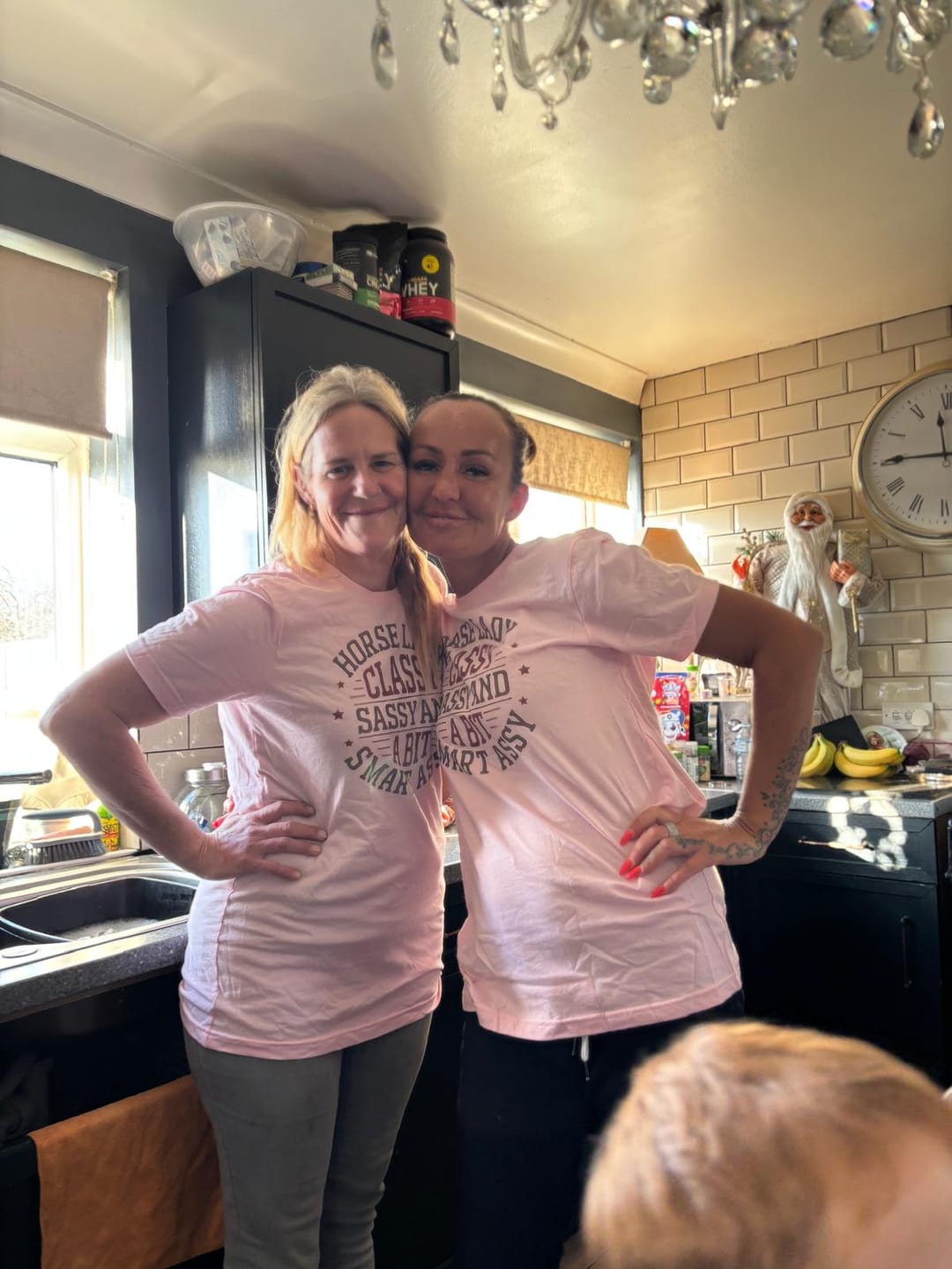 Customer photo review of Horse Lady Classy Sassy T-shirt