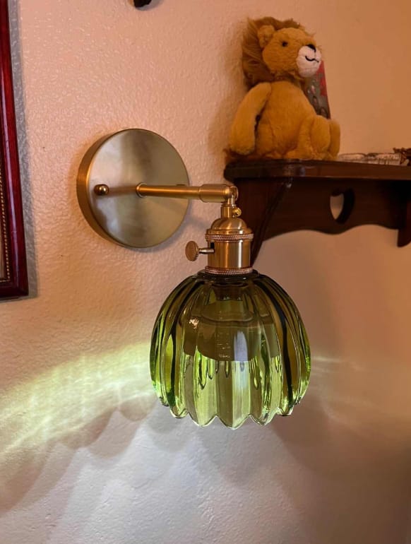 Customer photo review of Vintage TulipGlow Wandleuchte | Blüten-Design