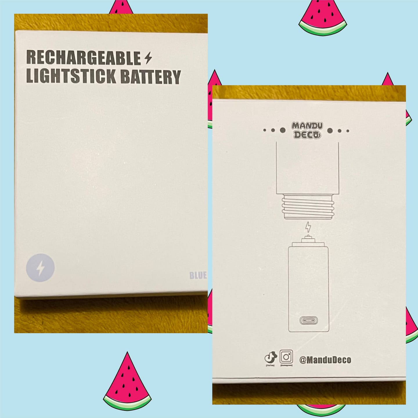 Customer photo review of RECHARGEABLE LIGHTSTICK BATTERY 1.0 VER