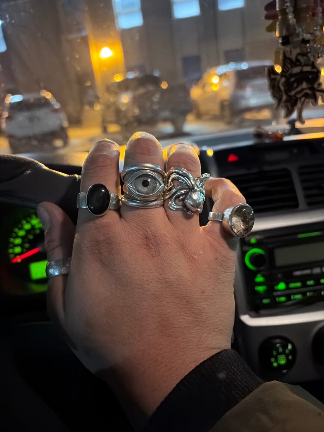 Customer photo review of Custom Classic Eye Ring