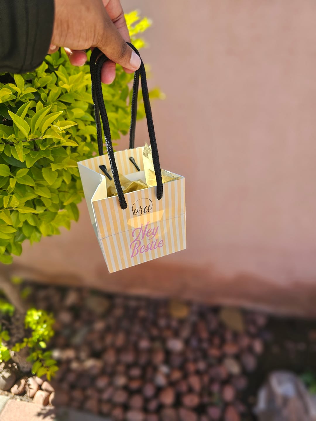 Customer photo review of Yellow Era Gift Bag