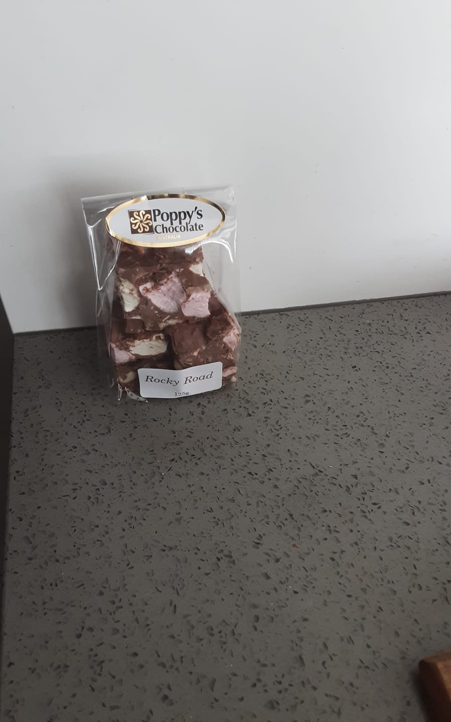 Customer photo review of Rocky Road Cashew and Turkish Delight Milk Chocolate 125g