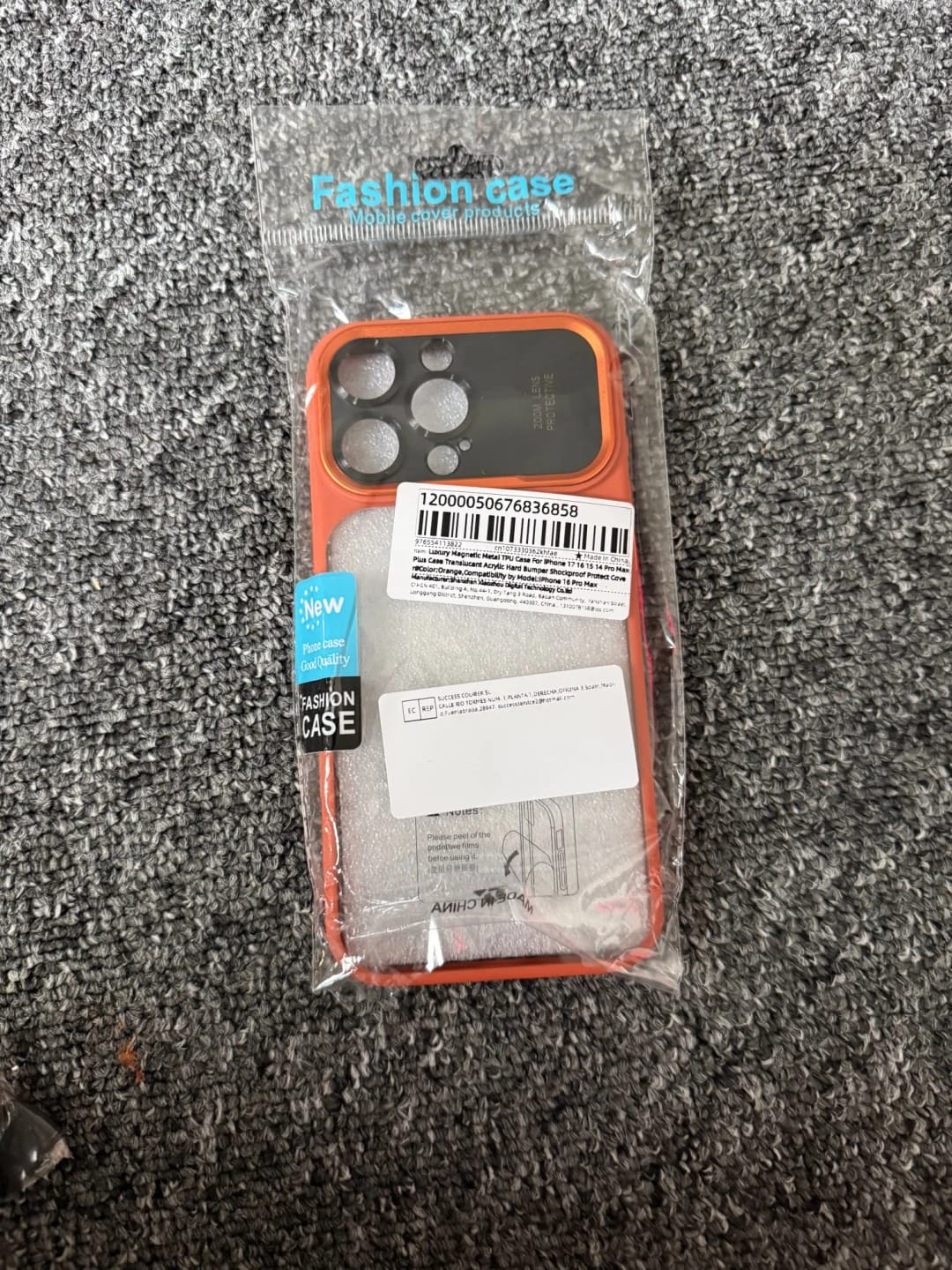 Customer photo review of LuxuryKase Crystal Clear Shockproof Protective Case | Enhanced Camera Lens Guard | Slim Design | Anti-Yellow | Hard Bumper Back Cover For iPhone