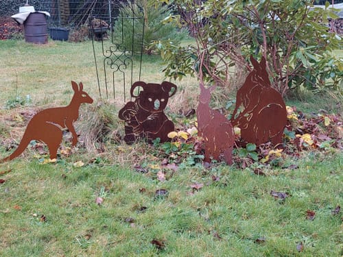 Customer photo review of Gartenstecker Känguru