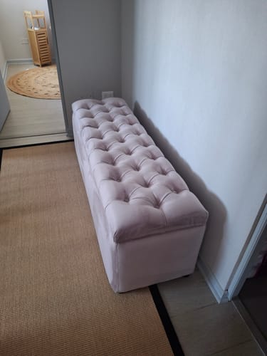 Customer photo review of Banqueta estilo capitoné