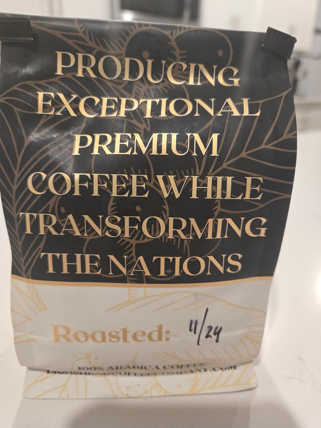 Customer photo review of Resurrection - Chocolate, Cherry, Maple Syrup - Medium Dark Roast