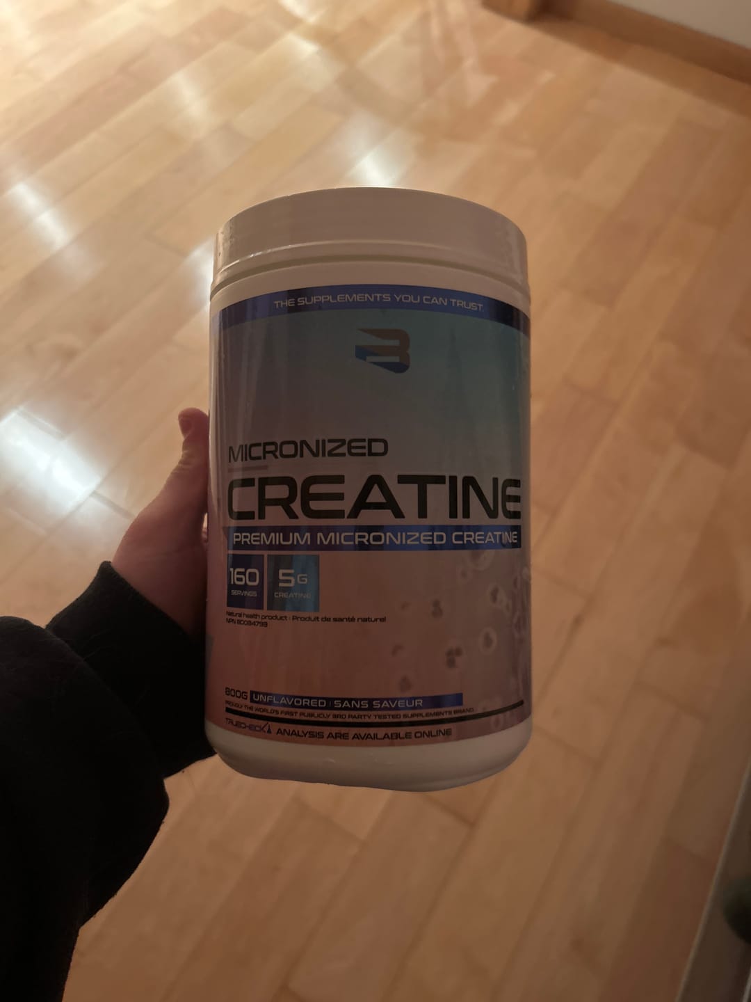 Customer photo review of Believe - Créatine Micronisée - 800g
