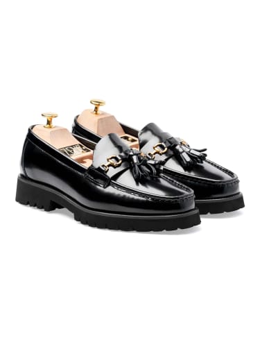 Customer photo review of Tassel Loafer - Black Croco Leather (Crepe Sole)
