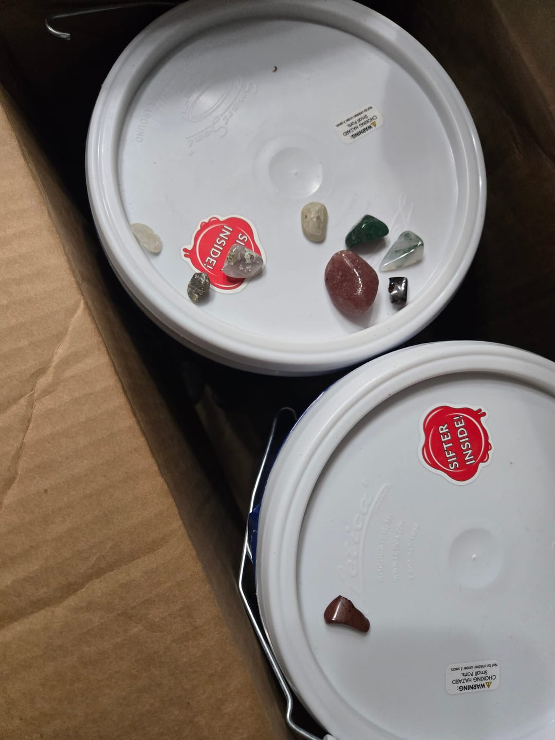 Customer photo review of Scoop of Tumbled Stones
