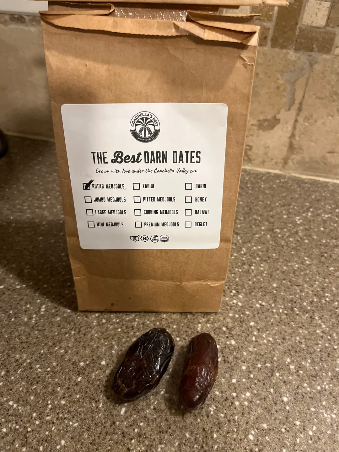 Customer photo review of Mix & Match Date Varieties Snack Packs