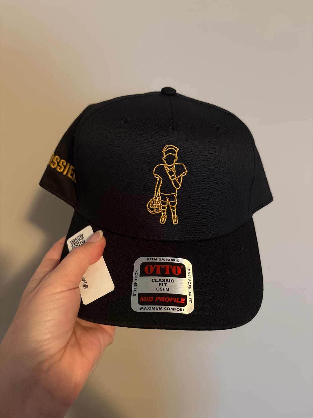 Customer photo review of Custom Sports Cap
