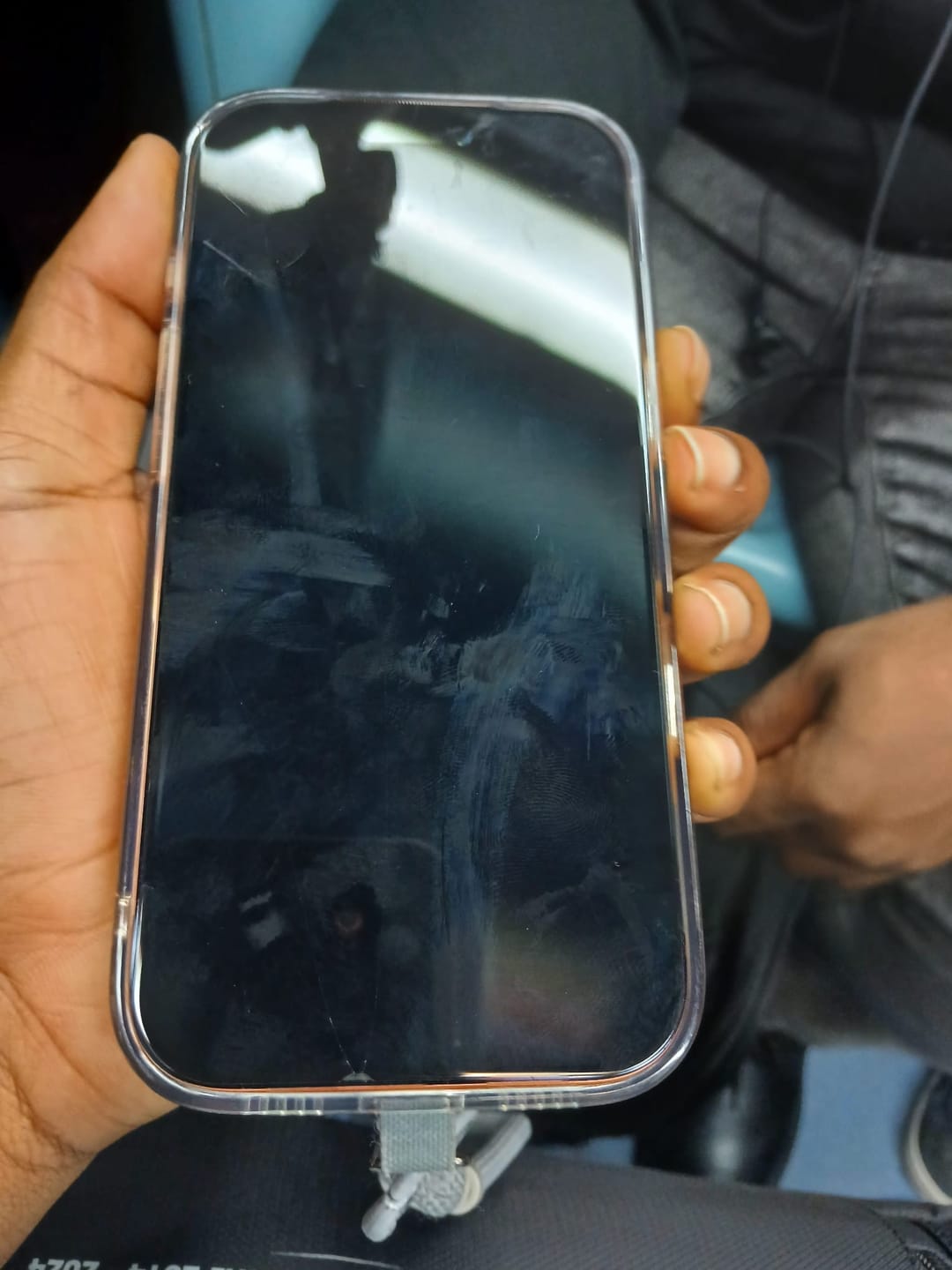 Customer photo review of Protection d'écran 3 en 1 - iPhone