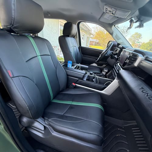 Customer photo review of Premium Custom-Fit Seat Covers