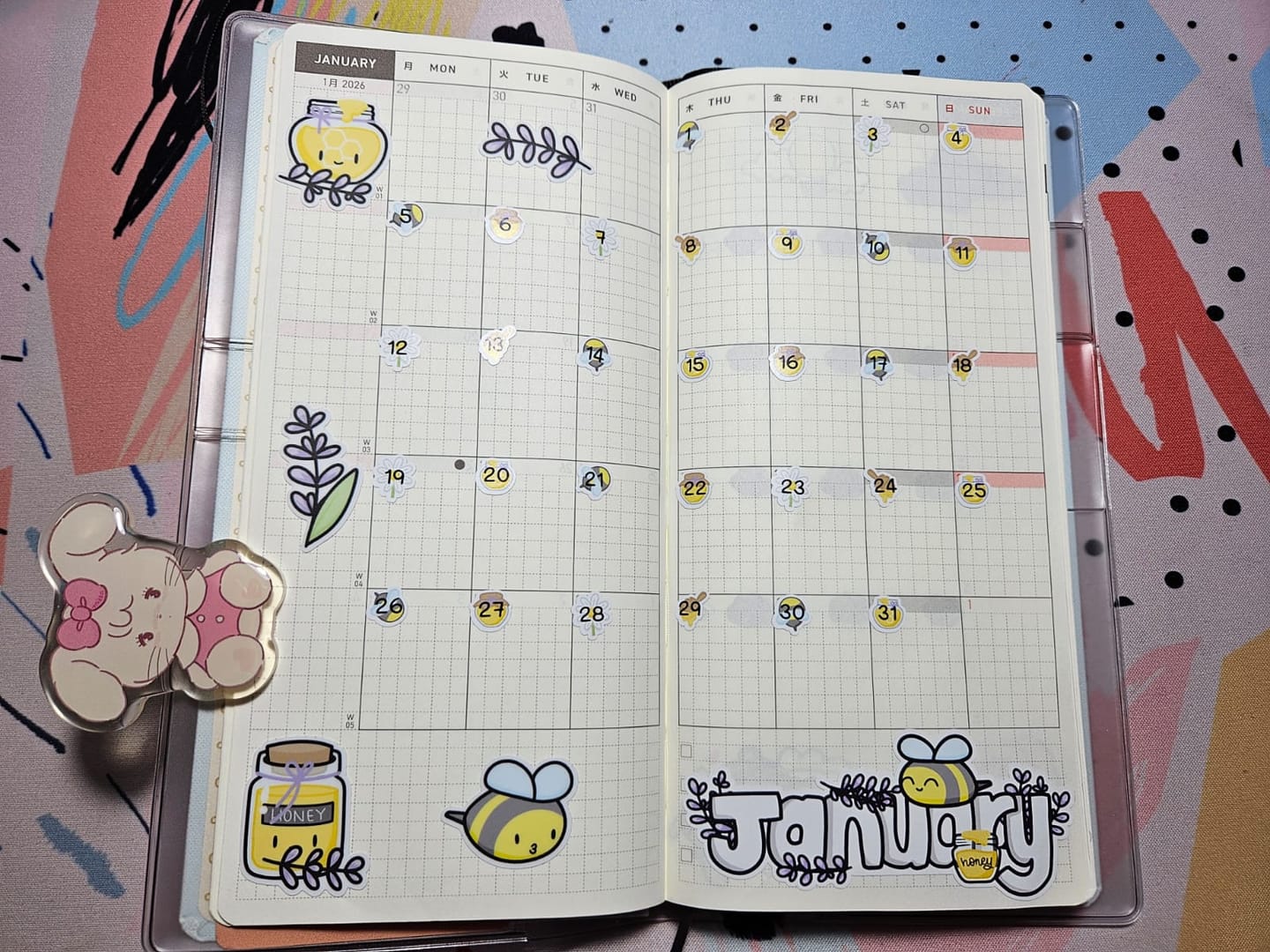 Customer photo review of Sticker Sheet - Sweet Lavender
