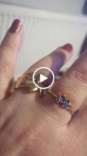 Customer video review of Heartflare Statement Ring