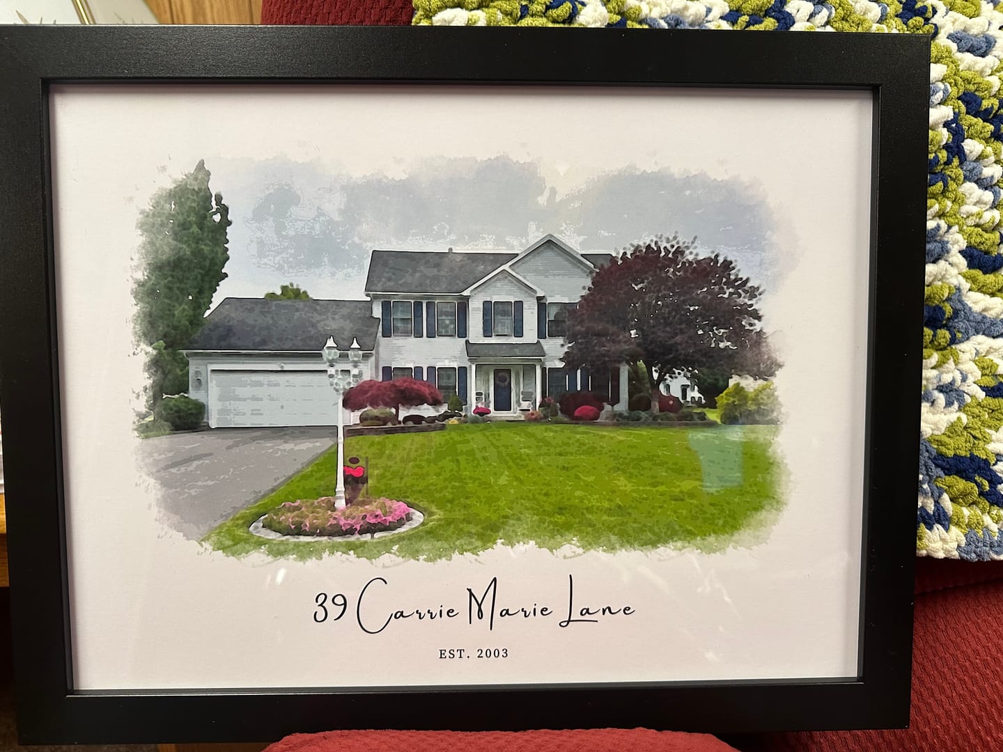 Customer photo review of Custom House Portrait