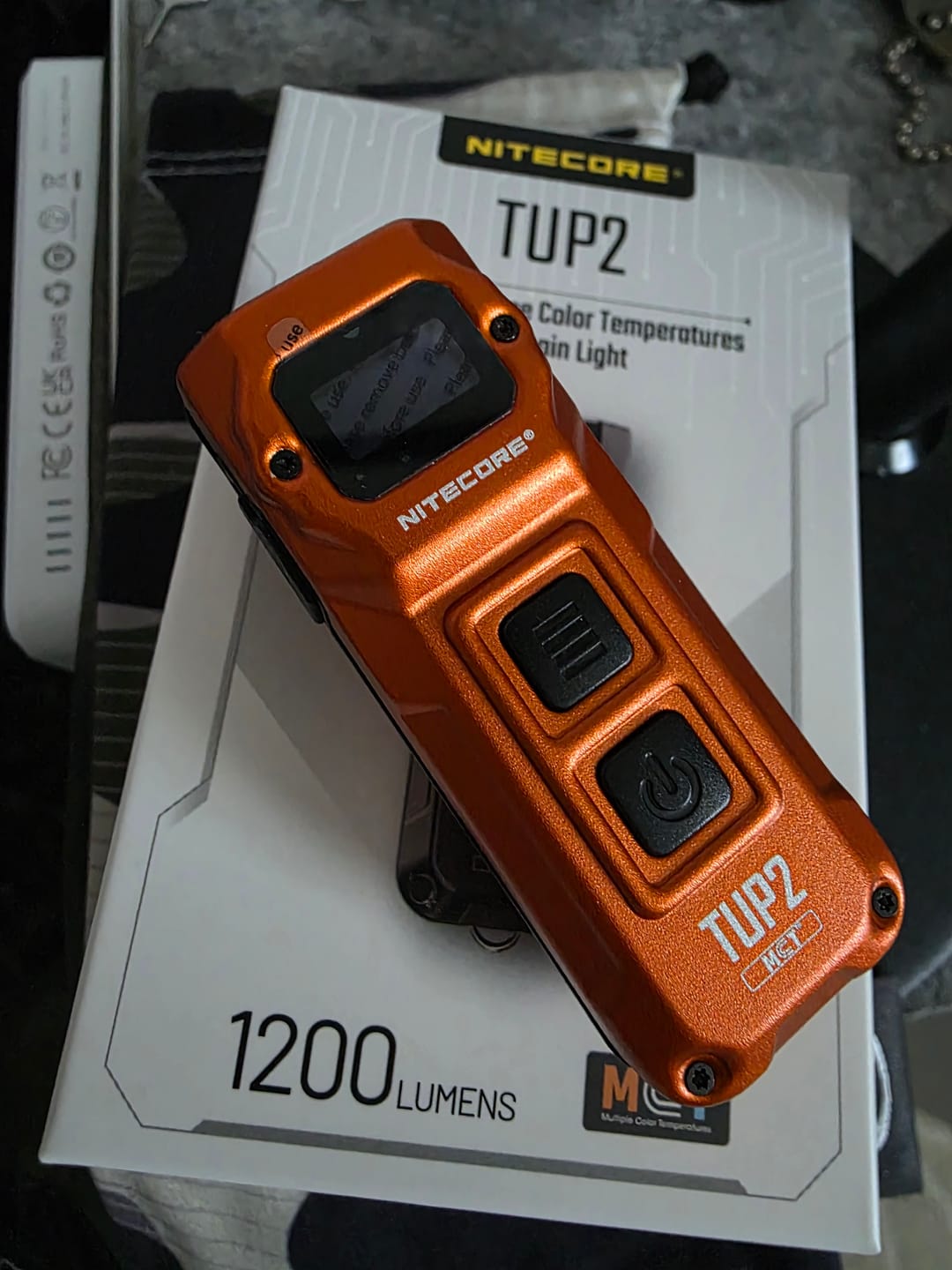 Customer photo review of TUP 2 (Orange) - 1200 lumens