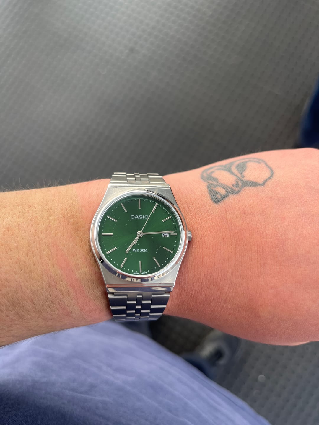 Customer photo review of Reloj Casio Análogo MTP-B145D-3AV Verde 35mm