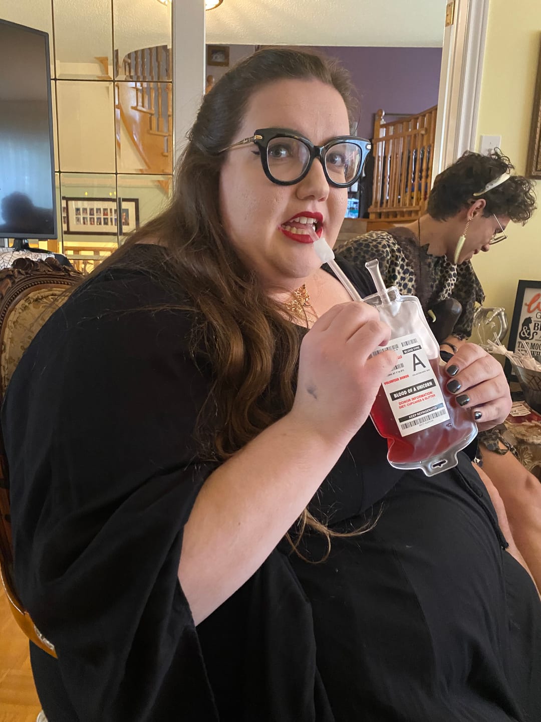 Customer photo review of Halloween Murder Mystery Game Kit - Vampire Ball