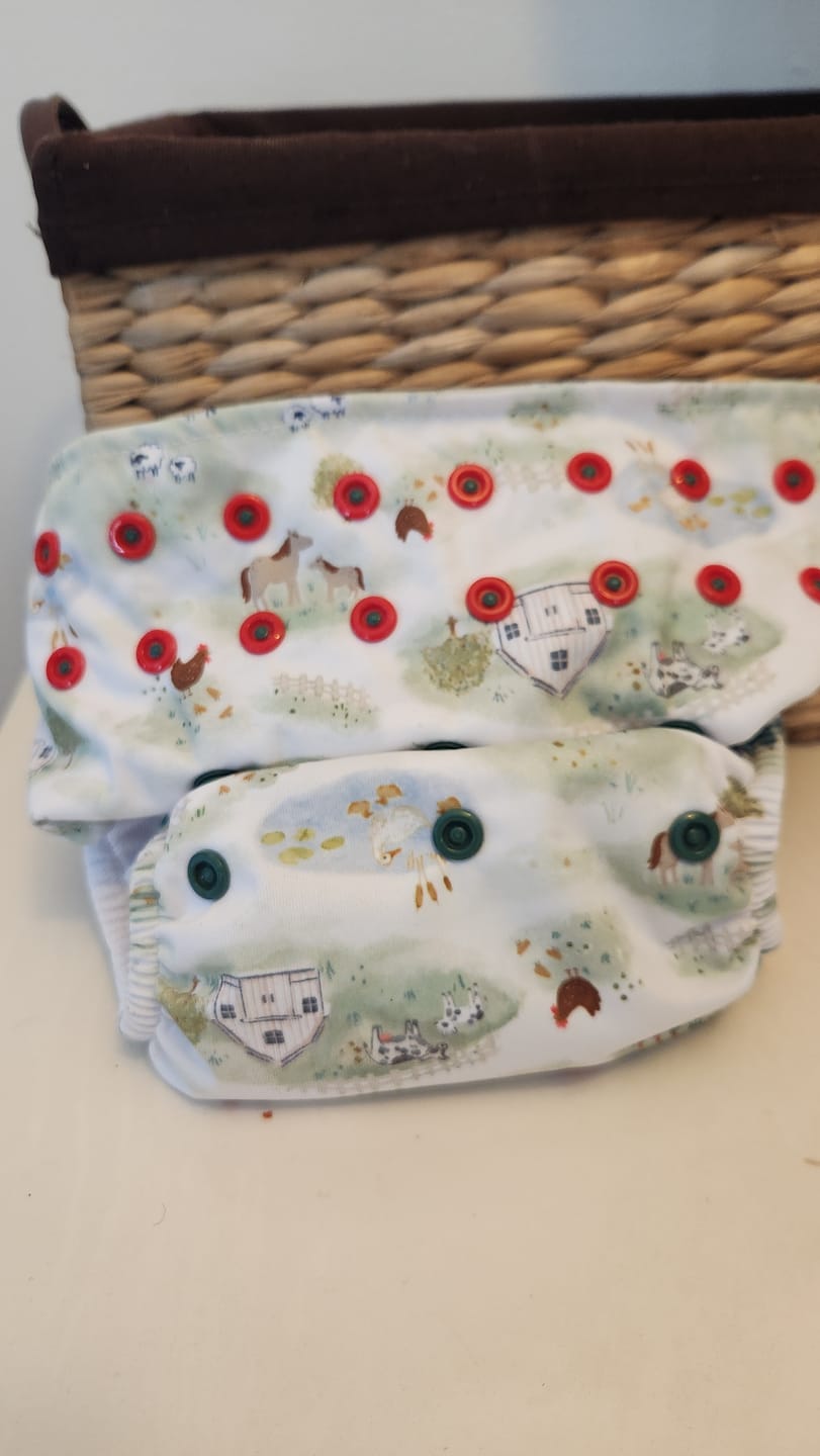 Customer photo review of Pocket Cloth Diaper One-Size with AWJ- 𝑭𝒐𝒓𝒆𝒔𝒕