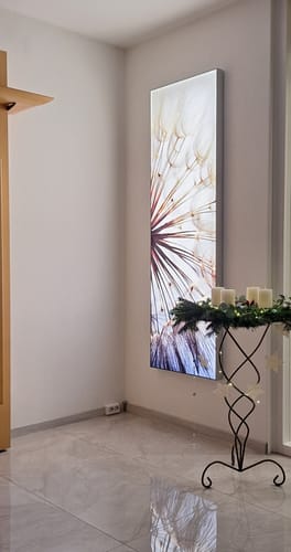 Customer photo review of Canvalight® Leuchtbild | Pusteblume | Schmal