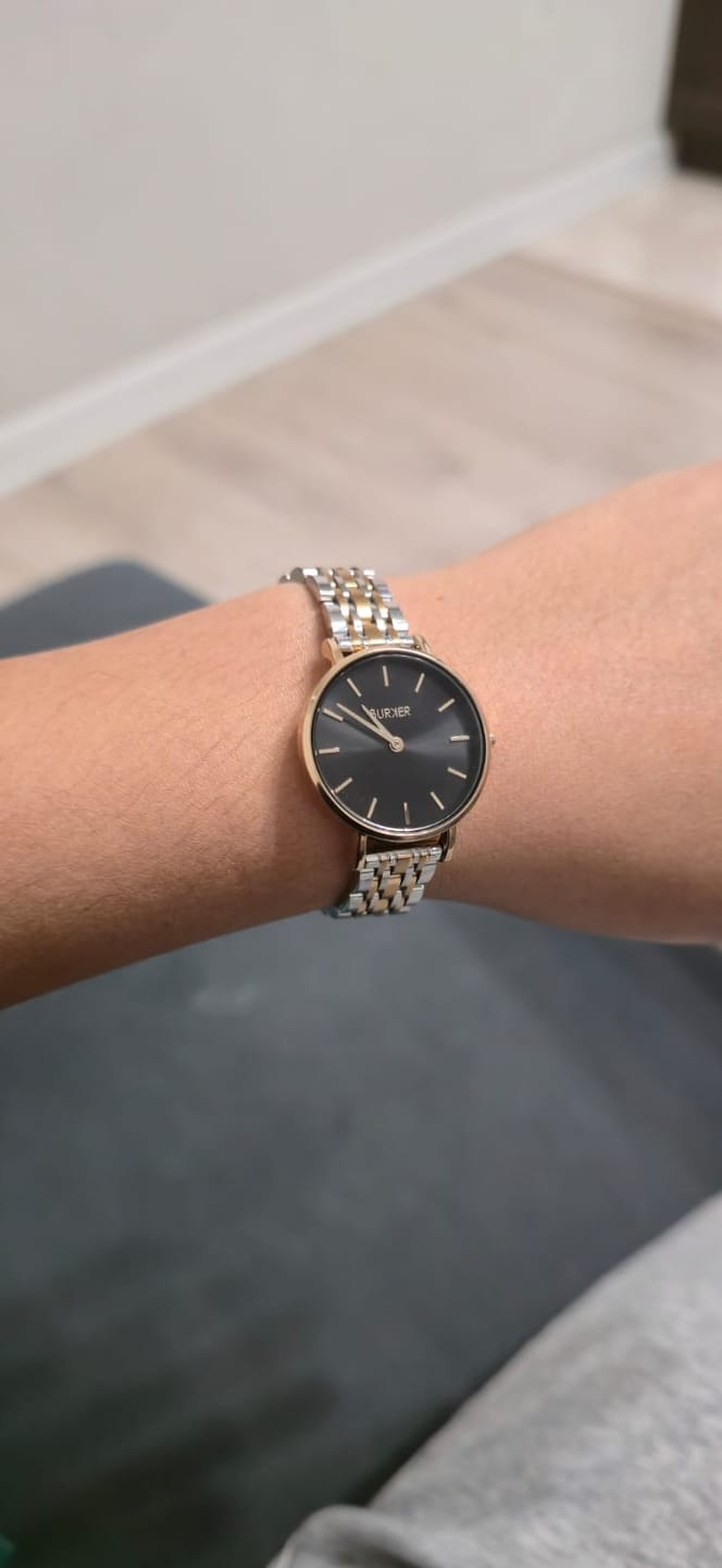Customer photo review of Ruby Petite Black Gold Silver