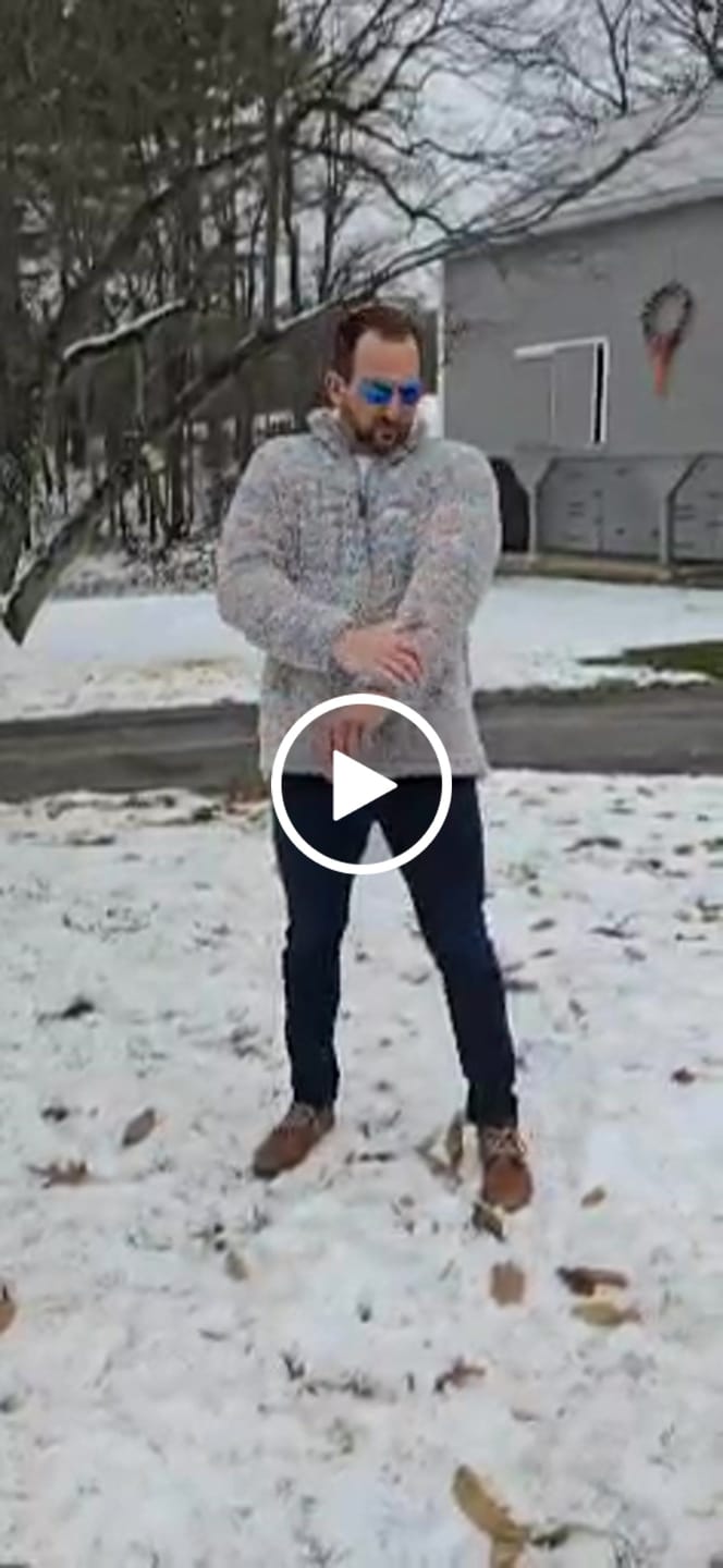 Customer video review of Reversible Sherpa 1/4 Zip