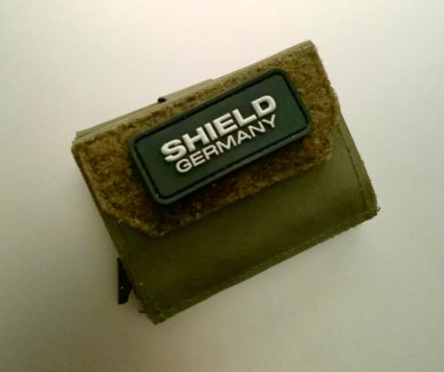 Customer photo review of Tactical Wallet inkl. 3x Patch + Münzfach - Steingrau Oliv