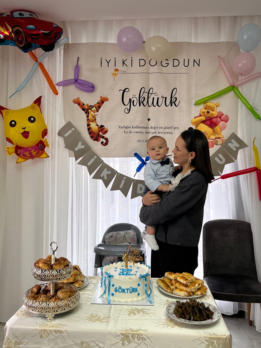 Customer photo review of Kişiselleştirilebilir Doğum Günü Örtüsü (#113)