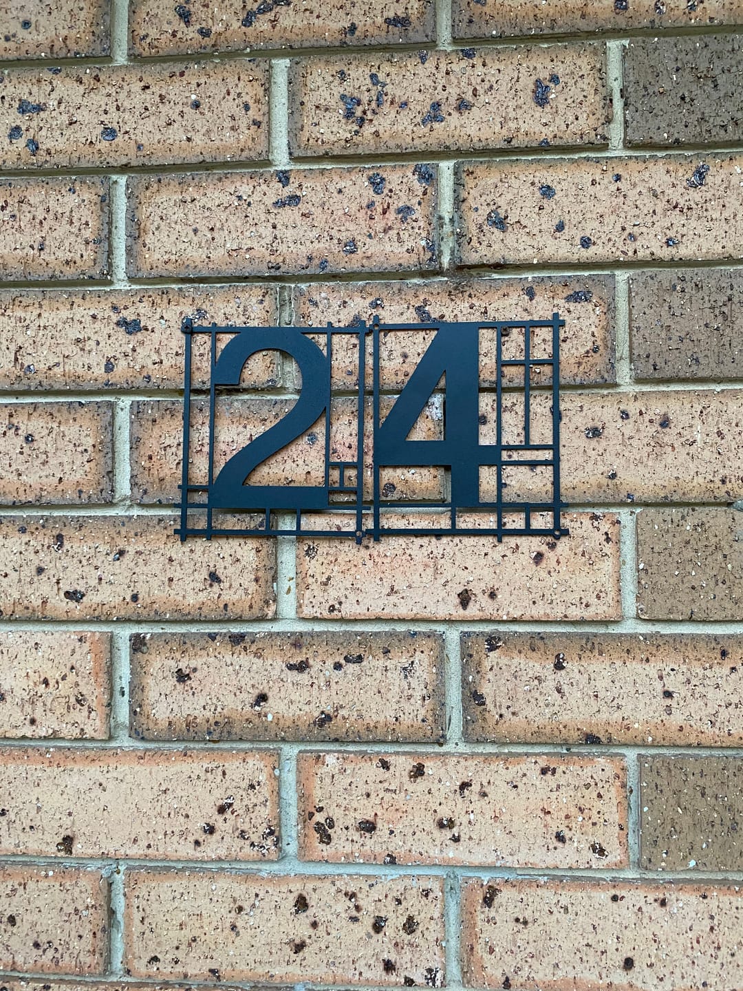 Customer photo review of Mondrian House Numbers