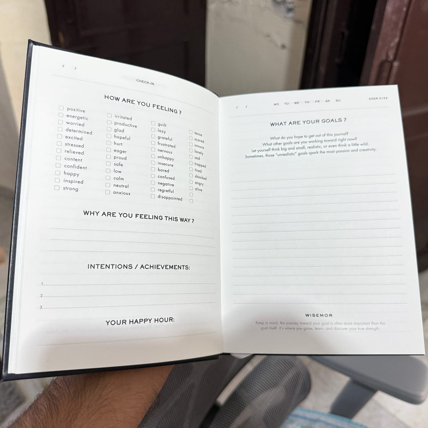 Customer photo review of Wisemor Journal