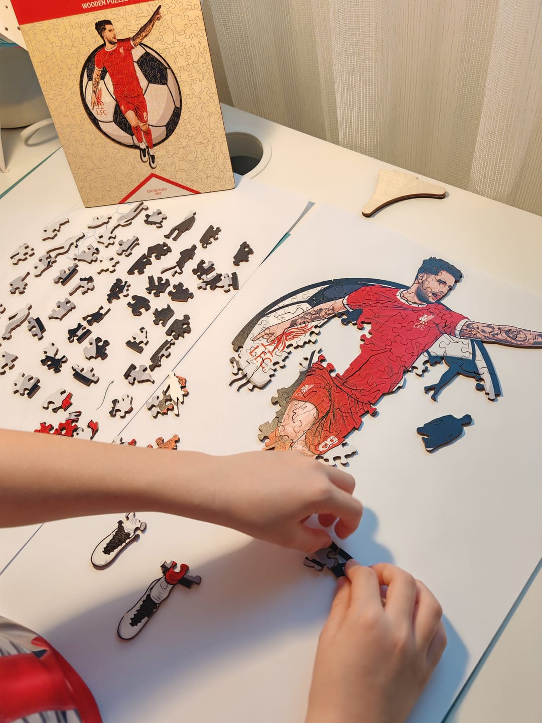 Customer photo review of Dominik Szoboszlai - Wooden Puzzle