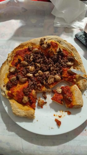Customer photo review of Base Pizza proteica