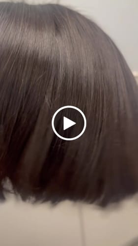 Customer video review of Mabontle 10 inch 5x5 Vietnamese SDD Bone Straight Wig