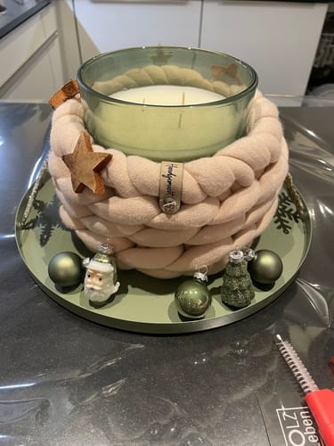 Customer photo review of Label-Set "Handgemacht"- Label aus Kunstleder - CS0026