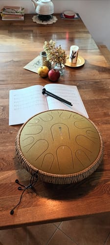 Customer photo review of Sonodrum Zungentrommel - "Premium" - Handgefertigt - 35,5cm - 15 Zungen - C-Dur