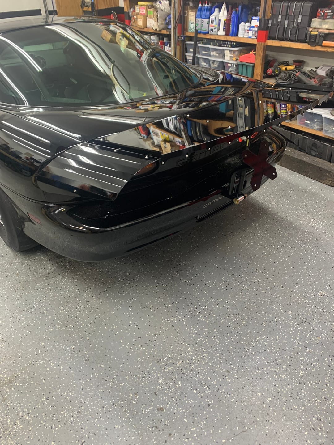 Customer photo review of 1993-2002 4th Gen Camaro 15" Strutless Drag Wing w/ Adjustable Wicker 31-180