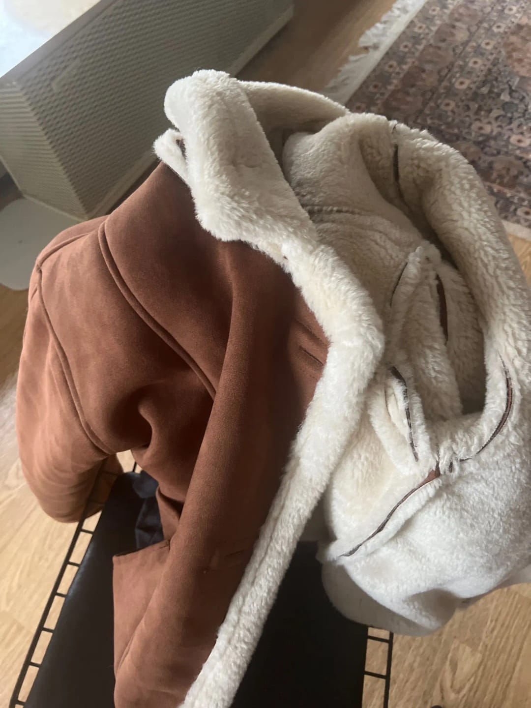 Customer photo review of Laura Faux Leather Jacket