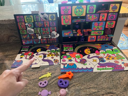 Customer photo review of NeeDoh Squishmas 2025 Advent Calendar